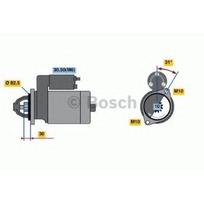 0986014660 BOSCH MΙΖΑ MERCEDES W202/203 12V 10Δ