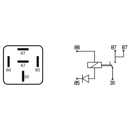 0332014112 BOSCH (340480827) ΡΕΛΕ 12V 5 ΕΠΑΦΕΣ FIAT BMW ALFA ROMEO