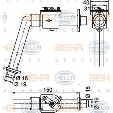 9XL351328121 HELLA ΒΑΛΒΙΔΑ ΚΑΛΟΡΙΦΕΡ ΜΑΚΡΙΑ VOLVO