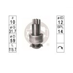 ZN1754 ZEN ΓΡΑΝΑΖΙ ΜΙΖΑΣ 10Δ. ISKRA