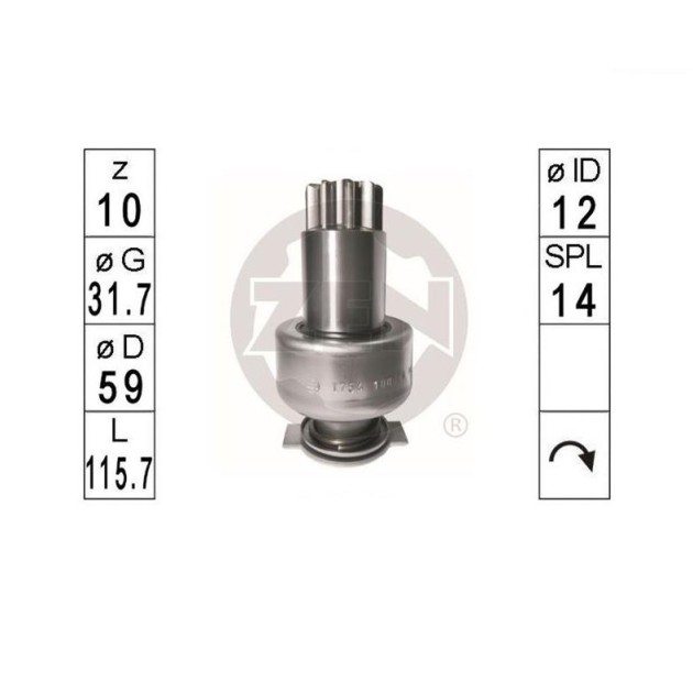 ZN1754 ZEN ΓΡΑΝΑΖΙ ΜΙΖΑΣ 10Δ. ISKRA