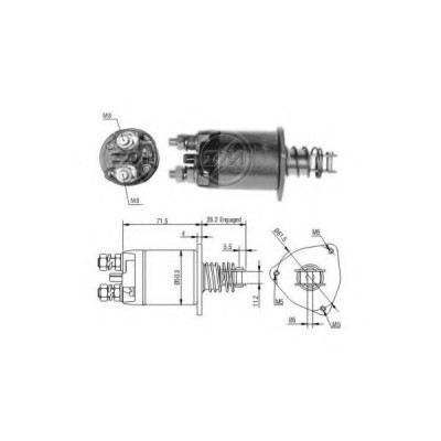 ZM652 ZM ΜΠΟΥΤΟΝ ΜΙΖΑΣ 12V MARELLI/FIAT