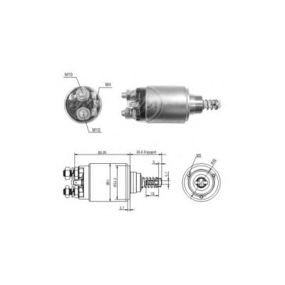 ZM8-640 ZM ΜΠΟΥΤΟΝ ΜΙΖΑΣ 12V BOSCH NEW HOLLAND/IVECO