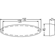2PS007943011 HELLA ΦΑΝΟΣ ΟΓΚΟΥ LED ΨΑΡΑΚΙ