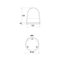 420/12 DASTERI ΦΑΡΟΣ ΠΕΡΙΣΤΡΟΦΙΚΟΣ 12Volt  21W