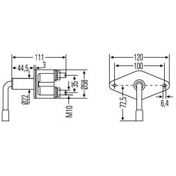 6EK001559011 HELLA ΓΕΝΙΚΟΣ ΔΙΑΚΟΠΤΗΣ ΜΠΑΤΑΡΙΑΣ 100A