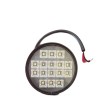 L0155  ΠΡΟΒΟΛΕΑΣ 16 LED 12-24VOLT 48WATT ΜΕ ΔΙΑΚΟΠΤΗ ON-OFF
